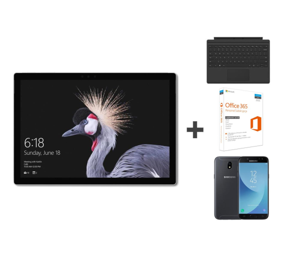 Microsoft Surface Pro m3/4/128/Win10P+J5 2017+klaw+Office - 399319 - zdjęcie